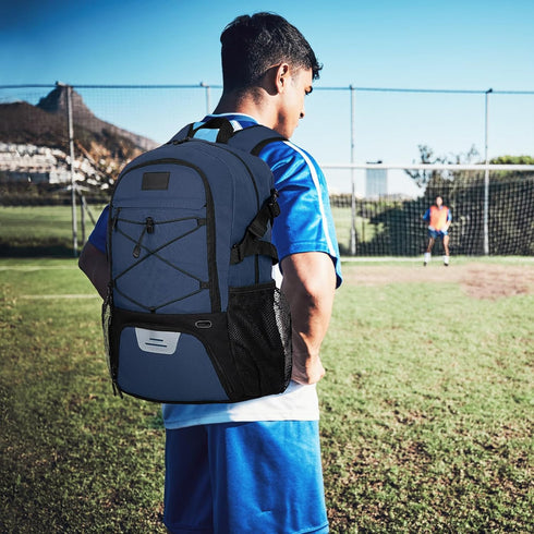 Goloni Soccer Backpack, Basketball Backpack with Ball Compartment & Shoe Compartment