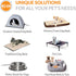 K&H Pet Products Cool Bed III Dog Cooling Mat, Cooling Dog Beds for Medium Dogs, Outdoor Dog Bed Cooling Pad, Blue