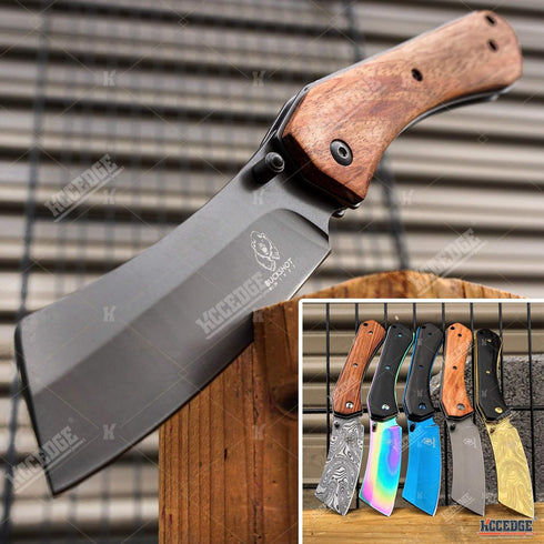KCCEDGE BEST CUTLERY SOURCE EDC Pocket Knife, Camping Accessories, Razor Sharp Edge Folding Knife for Survival Kit