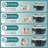 Dog Playpen, Portable Pet Play Pen for Cat, Puppies, Rabbits, Chickens, Foldable Large-Capacity Pet Tent