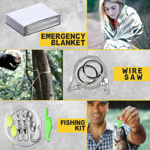 Gifts for Men, 28-In-1 Survival Kits, Unique Gadgets for Camping, Hiking, Hunting, Stocking Stuffers