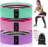 Large Fabric Resistance Bands for Working Out, Loop Exercise Bands for Booty Leg, Butt, Glutes, Stretch Workout Bands