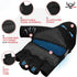 BEAST RAGE Fingerless Weight Lifting Gloves with Palm Protection Padding, Breathable Lightweight Gym Gloves for Men