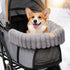 GTPLAYER Pet Stroller Mat, Plush Quilted Dog & Cat Stroller Liner Pad, Soft Flat Pad for Comfort and Stroller