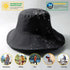 Waterproof Bucket Rain Hat for Men Women, Wide Brim Sun Protection Packable Boonie Hat for Outdoor Beach Fishing
