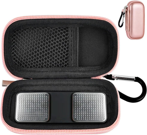 Heart Rate Monitor Case for AliveCor KardiaMobile Personal EKG, Storage Holder Fits Pill Organizer - Rose Gold