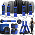 WALITO Resistance Bands Set with Handles, Door Anchor, Legs Ankle Straps for Heavy Resistance Training