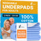 GREEN LIFESTYLE Washable Underpads - Large Bed Pads for use as Incontinence