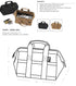 P23205 Ammo Bag - Heavy Duty Water Resistant Fabric - Easy Access Opening - Black with Heavy Duty Zippers