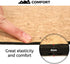 FOILLER Luxury Cork Yoga Mat, Natural Organic Cork & Eco-Friendly TPR, Non Slip Exercise & Fitness Mat (72” x 24”x4mm)