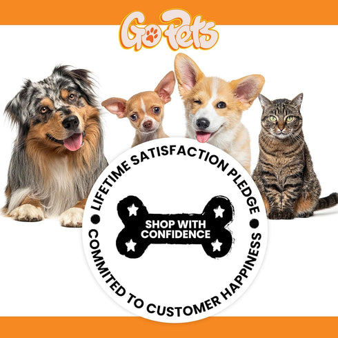 GoPets Deshedding Blade Rake, Adjustable Professional Dematting Grooming Tool for Cats & Dogs