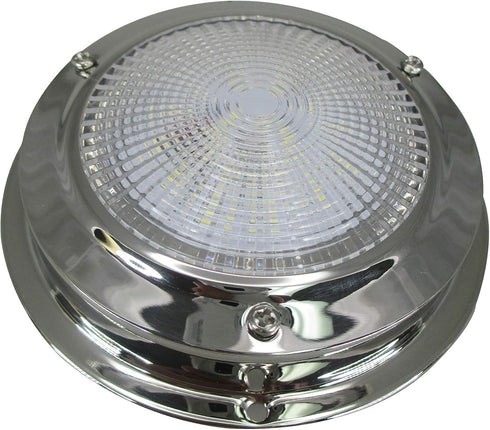 Pactrade Marine Dome Light 12V, 3-Inch Cool White LED Boat Light with Switch
