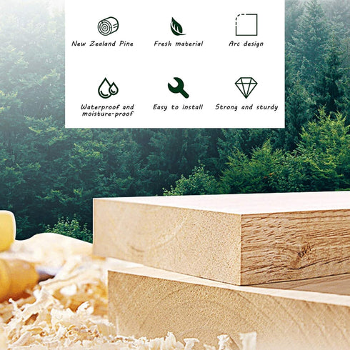 Hamster Wooden Hideout House - Natural Climbing Play Hut for Dwarf Hamster, Small Mouse, Rat, and Gerbil