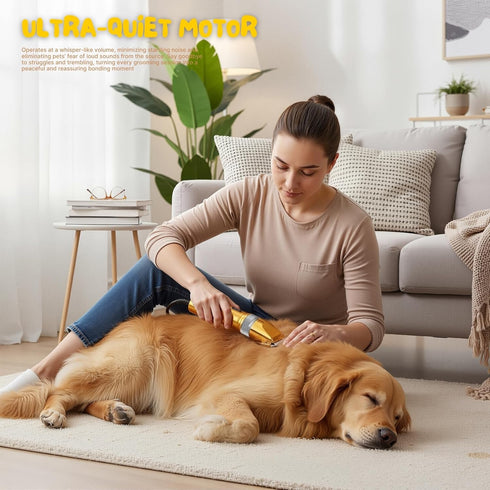 Lumirio 36V Trimmer 2 10ft Professional Dog Clippers for Grooming Thick Hair, Heavy Duty Sheep Shears for Cats Large