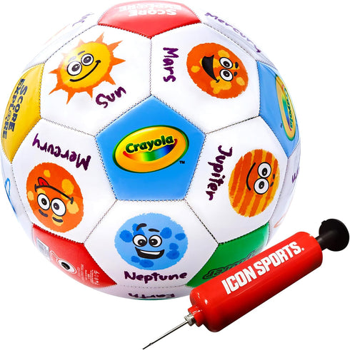 Crayola Official Soccer Ball - Unisex Kids - Galaxy Size 5