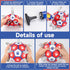 Dog Toys Soccer Ball with Straps - Interactive Balls for Tug of War and Yard Games, Herding Ball for Small Dogs, Pet
