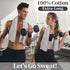 (2PC, 13"x43") 100% Gray Workout Towels for Gym - Cotton, Breathable, Soft & Absorb - Sweat Towel for Men & Women