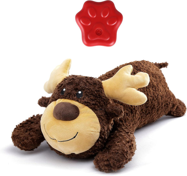 Dog Heartbeat Toy for Separation Anxiety Relief - Automatic Timing Heartbeat Stuffed Animal for Dogs and Cats