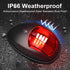 IP67 Obcursco Boat Navigation Lights, LED Red and Green Vertical Mount for Bow and Stern, Waterproof Marine Lights