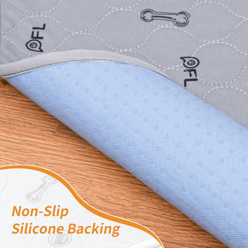 2Pack 36x36 Washable Pee Pads for Dogs, Puppy Pads Washable,Absorbent Reusable Whelping Pads, Non-Slip Dog Mats