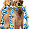 6 Knot 2 Pack 3.6 Feet Giant Large Dog Chew Rope Toy for Aggressive Chewer Tug of War