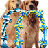 6 Knot 2 Pack 3.6 Feet Giant Large Dog Chew Rope Toy for Aggressive Chewer Tug of War
