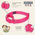 Country Brook Petz Martingale Dog Collar, Heavy-Duty Training Collar, Hot Pink, 3/4 Inch, Small, No Buckle