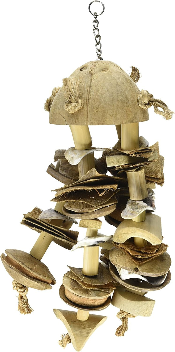 Planet Pleasures Nature Cluster Natural Bird Toy, Large/21