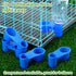LemonRoad 24 Pcs Bird Drinker Feeder Cups Plastic Water Bottle Cup for Cage Ideal for Pigeon Bottle Chicken Quail