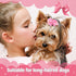 40 Pieces Dog Bows, Cute Puppy Dog Bowknot Hair Bows, Handmade Hair Accessories with Rubber Bands, Multicolor Grooming