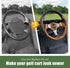 Golf Cart Steering Wheel for EZGO YAMAHA Club Car Precedent Most Golf Carts Wood Grain