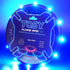 TOSY Flying Ring - 12 LEDs, Soft & Photoluminescent Rim, Auto Light Up, Safe & Waterproof Frisbee for Fun