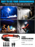 LED Headlamp Flashlight, 1000 Lumens 230° Broadbeam USB Rechargeable Head Lamp for Camping and Hiking