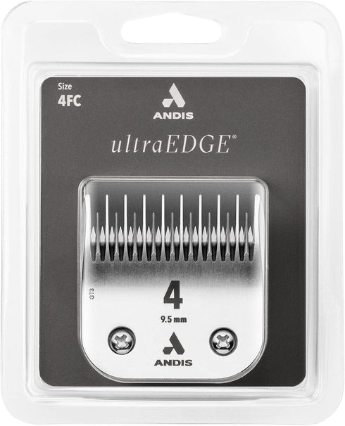 Andis 72625 Carbon-Infused Steel UltraEdge Dog Clipper Blade | Size-4 Skip-Tooth | 3/8-Inch Cut Length