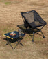 iClimb Ultralight Compact Camping Folding Table with Carry Bag (Black - S)
