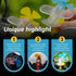 YOUNEEDFUL 2PCS Wind Driven Bicycle Lights, Cute Airplane Handlebar Pendant with LED Lights, Accessories for Electric