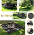 Oversized Rain Rope Tarp and Camping Hammock with Mosquito Net, Portable Single Double Hammock Set for Outdoor