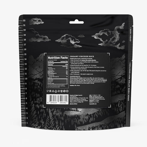 1 KaMei Creamy Chicken Rice, Freeze-Dried, High Protein, Real Meat, Quick Prep, Amazing Taste, large serving