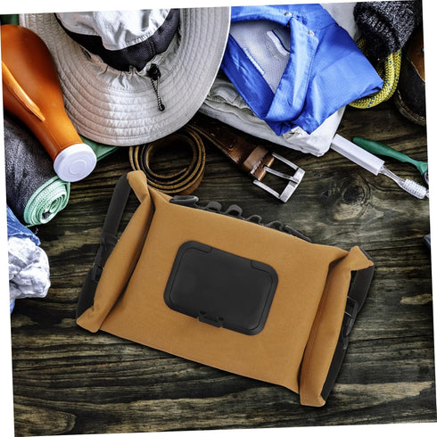 Portable Reusable Wet Wipes Dispenser for Camping and Hiking - Tissue Pouch Holder