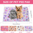 4 Pack 18'' 24" Kajaia Washable Pee Pads with Belt for Pet Crate x Reusable Puppy Pads Waterproof Pet Training Pads
