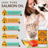 Natural Dog Company Pure Wild Alaskan Salmon Oil, 16oz Skin & Coat Supplement for Dogs