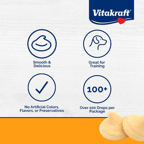 Yogurt Drops Dog Treats - Small Size for Training