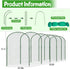 BOUTICOL 2.1 32.8 x FT Portable Chicken Tunnel - Outside Chicken Coop Tunnel, Quick Install Yard Coop for Chicken