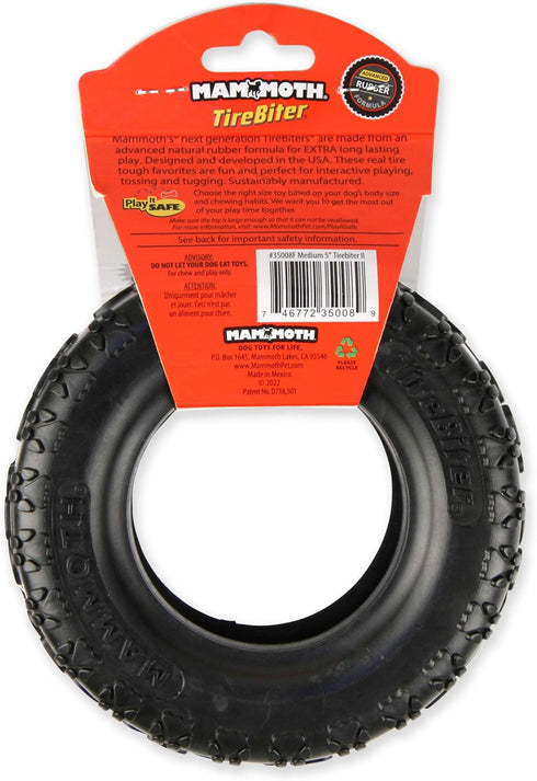 Mammoth Pet Products TireBiter Dog Toy II, 5 Inch, 43735008