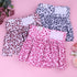 3 Pack QBD07L CuteBone Female Dog Diapers with Skirts Reusable Puppy Dresses Pants for Heat Cycle Period