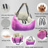 Amremsu 25,Fully Small Dogs Car Seat Under Detachable and Washable Ultra Soft Carseat Travel, with Clip-on,Portable