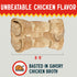 Canine Chews 8-9" XL Extra Large Rawhide Bone for Large Dogs Aggressive Chewers Savory Flavored 10 Pack (Chicken Flavor)
