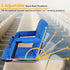 21"/25" Smartxchoices Wide Stadium Seat Chair Bleacher Seats Padded with Back Support, Cushion, Arms, Pockets, Anchor