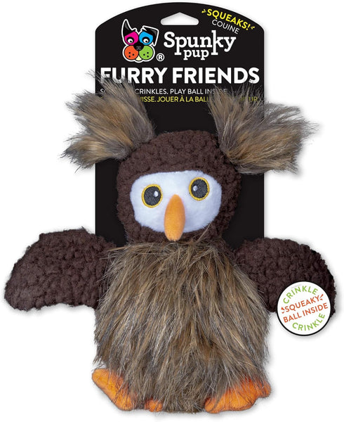 Owl with Ball Squeaker Toy