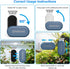 2 0.2-0.7 Inch fishkeeper Magnetic Aquarium Glass Cleaner, Fish Tank Algae Scraper Cleaner Tools with Detachable Blades